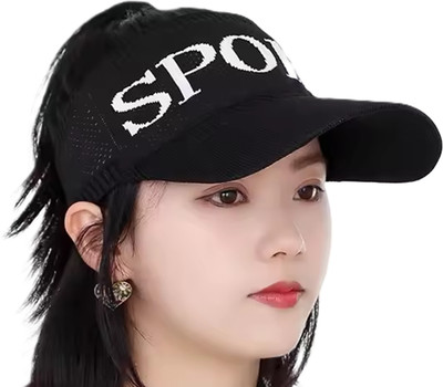 FQZILON Embellished Visor Cap Cap