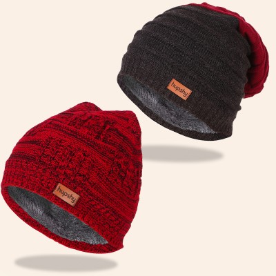 HUPSHY Beanie Cap(Pack of 2)