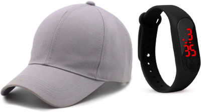 Zadinga Solid Sports/Regular Cap Cap(Pack of 2)