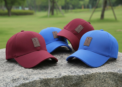 CLASSYMESSI Checkered, Self Design, Solid Sports/Regular Cap Cap(Pack of 4)