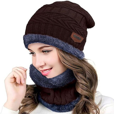 Lovely Creation Solid Beanie Cap