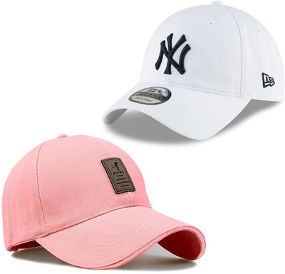 ILLARION Solid, Self Design, Embroidered Sports/Regular Cap Cap(Pack of 2)