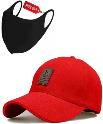 ILLARION Printed, Self Design, Solid Sports/Regular Cap Cap(Pack of 2)