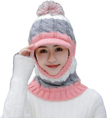 Tricky Shopper Striped Monkey Cap Cap
