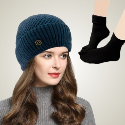 COOL INDIANS Self Design, Solid, Woven Skull Cap Cap