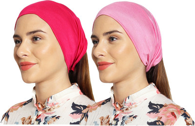 MONATI Solid Skull Cap Cap(Pack of 2)