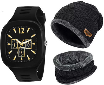 AADI M Beanie Cap(Pack of 2)