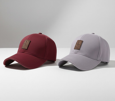 ILLARION Solid, Self Design Sports/Regular Cap Cap(Pack of 2)