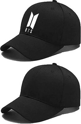 Nk tip top Embroidered, Self Design Sports/Regular Cap Cap(Pack of 2)