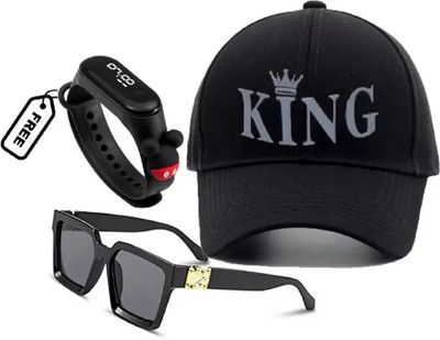 FLEXCY Sports/Regular Cap Cap(Pack of 3)