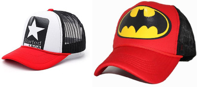 FashMade Printed Sports/Regular Cap Cap(Pack of 2)
