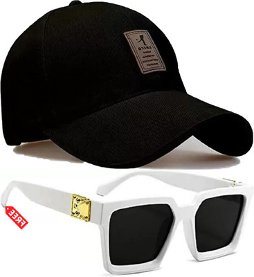 Florida Solid, Self Design Sports/Regular Cap Cap(Pack of 2)