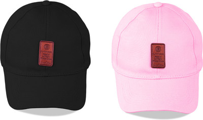 CLASSYMESSI Solid Sports/Regular Cap Cap(Pack of 2)