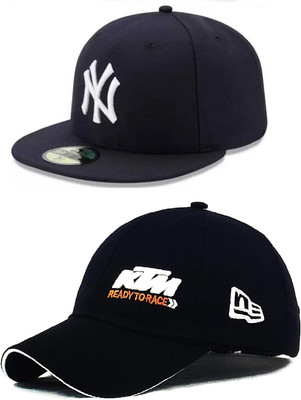 MUSMIR Embroidered Snapback Cap Cap(Pack of 2)