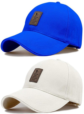 ILLARION Printed, Self Design, Solid Sports/Regular Cap Cap(Pack of 2)