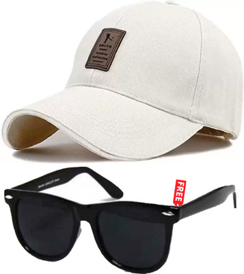 FD FLORIDA Solid, Self Design Sports/Regular Cap Cap(Pack of 2)