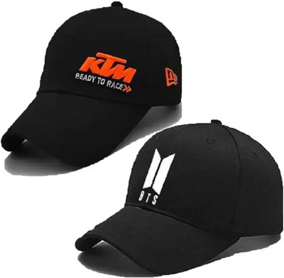 HMOGOVON Self Design Sports/Regular Cap Cap(Pack of 2)
