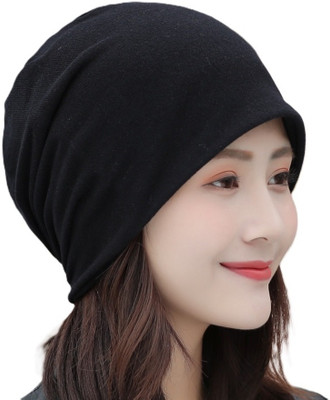 AlexVyan Woven, Self Design, Printed, Solid Skull Cap Cap