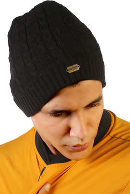 Stavya Designer Solid Beanie Cap
