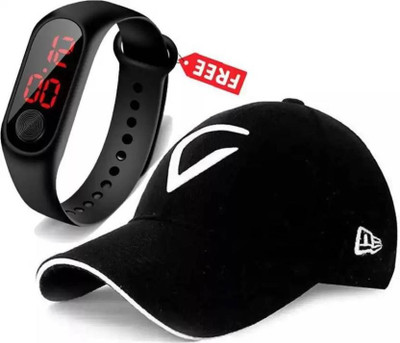 Welim Solid Sports/Regular Cap Cap(Pack of 2)