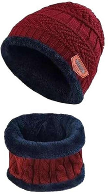HAPPIEST CREATIONS Solid Beanie Cap