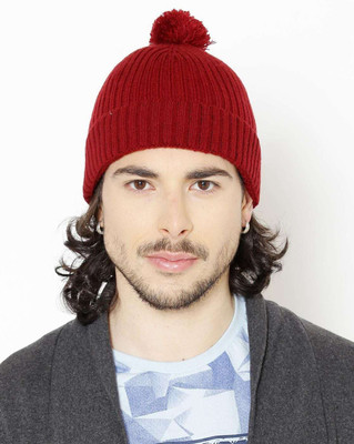 Bharatasya Solid Beanie Cap