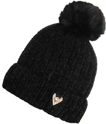 COOL INDIANS Woven, Self Design Beanie Cap