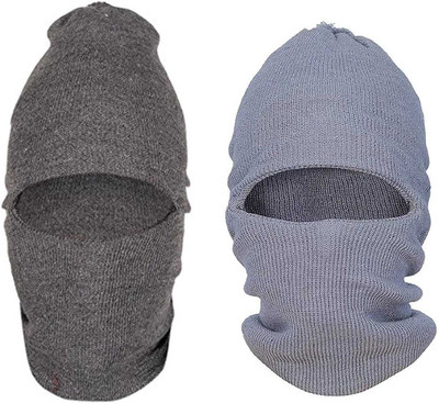 STYLE ACADEMY Solid Monkey Cap Cap(Pack of 2)