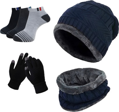 Kkhatu Beanie Cap(Pack of 3)