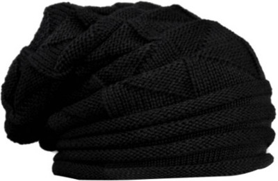 Nk tip top Solid, Self Design Beanie Cap(Pack of 3)