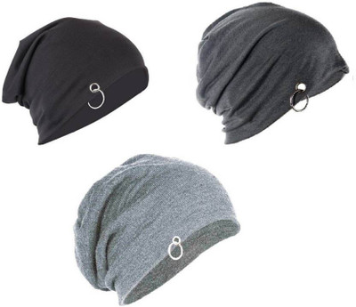 Rigzy Beanie Cap(Pack of 3)