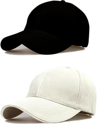 QAWIYY Solid Sports/Regular Cap Cap(Pack of 2)