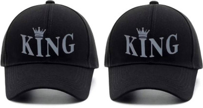 NK Tours Solid, Self Design Sports/Regular Cap Cap(Pack of 2)