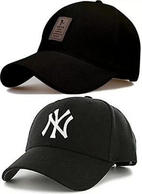 Dcmr Self Design, Solid Sports/Regular Cap Cap(Pack of 2)