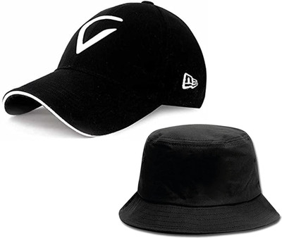 cap world Solid, Printed Sports/Regular Cap Cap(Pack of 2)