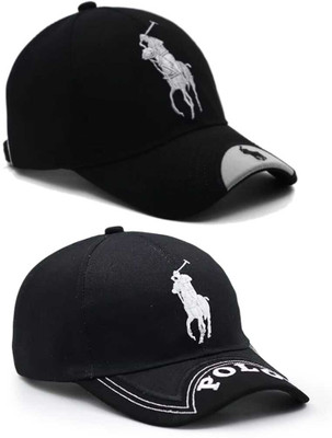 Polo store Embroidered Snapback Cap Cap(Pack of 2)