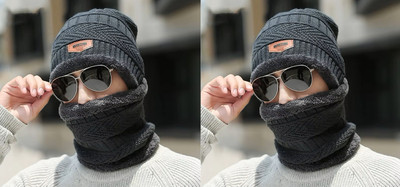 Winntressy Solid Beanie Cap