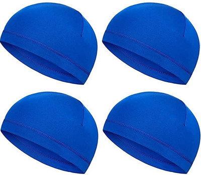 Vaco Fashion Solid Skull Cap Cap(Pack of 4)