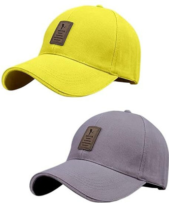 Dcmr Self Design, Solid, Striped Sports/Regular Cap Cap(Pack of 2)