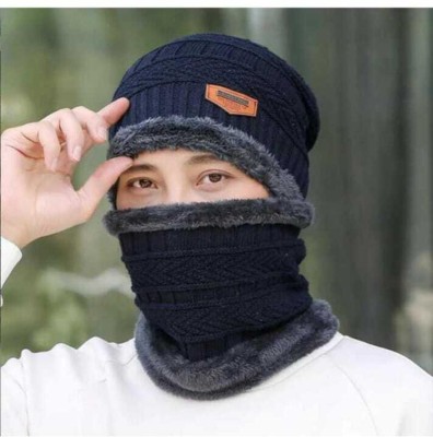 GOOD FRIENDS Woven Beanie Cap(Pack of 2)