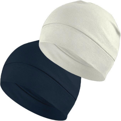 Tough Headwear Solid Skull Cap Cap(Pack of 2)