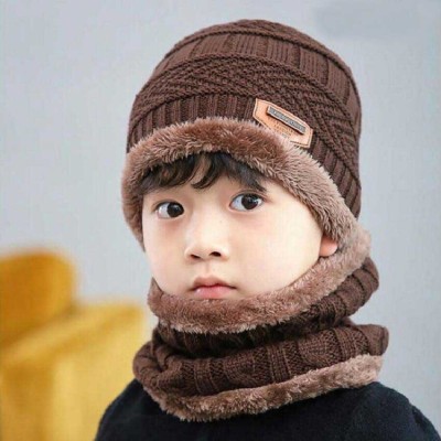 New Vastra Lok Woven Beanie Cap(Pack of 2)