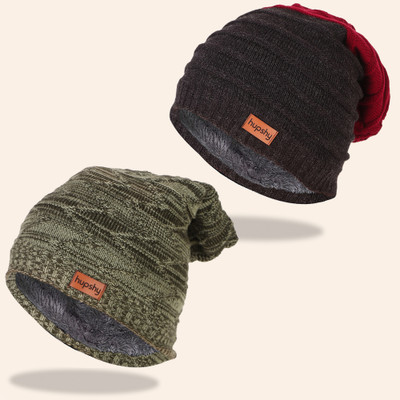 HUPSHY Beanie Cap(Pack of 2)