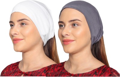 MONATI Solid Skull Cap Cap(Pack of 2)