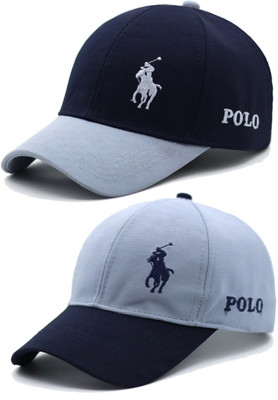 Polo store Embroidered Snapback Cap Cap(Pack of 2)