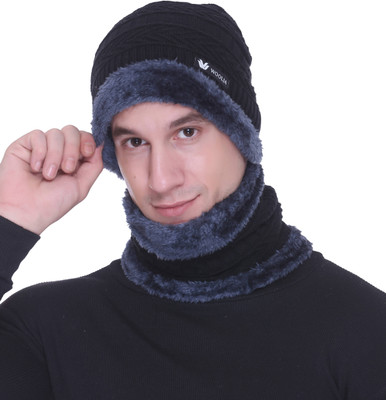 WOOLJA Solid Beanie Cap