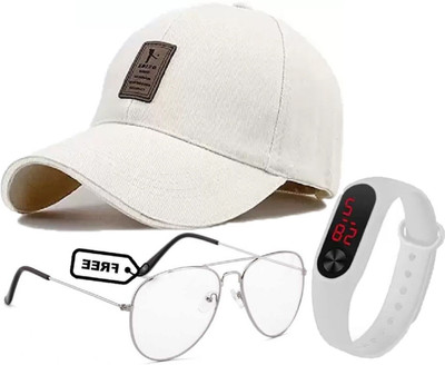FLEXCY Sports/Regular Cap Cap(Pack of 3)