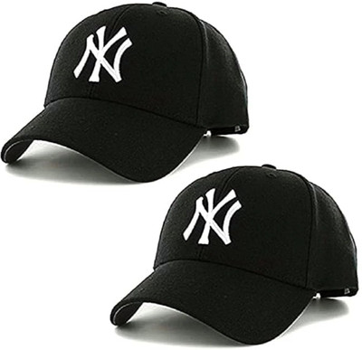 ILLARION Solid, Self Design, Embroidered Sports/Regular Cap Cap(Pack of 2)