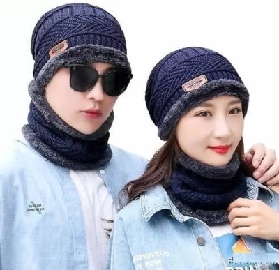 NKKL Woven Beanie Cap(Pack of 2)