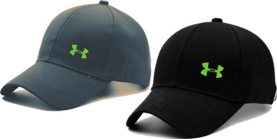 Ecombas Printed Sports/Regular Cap Cap(Pack of 2)